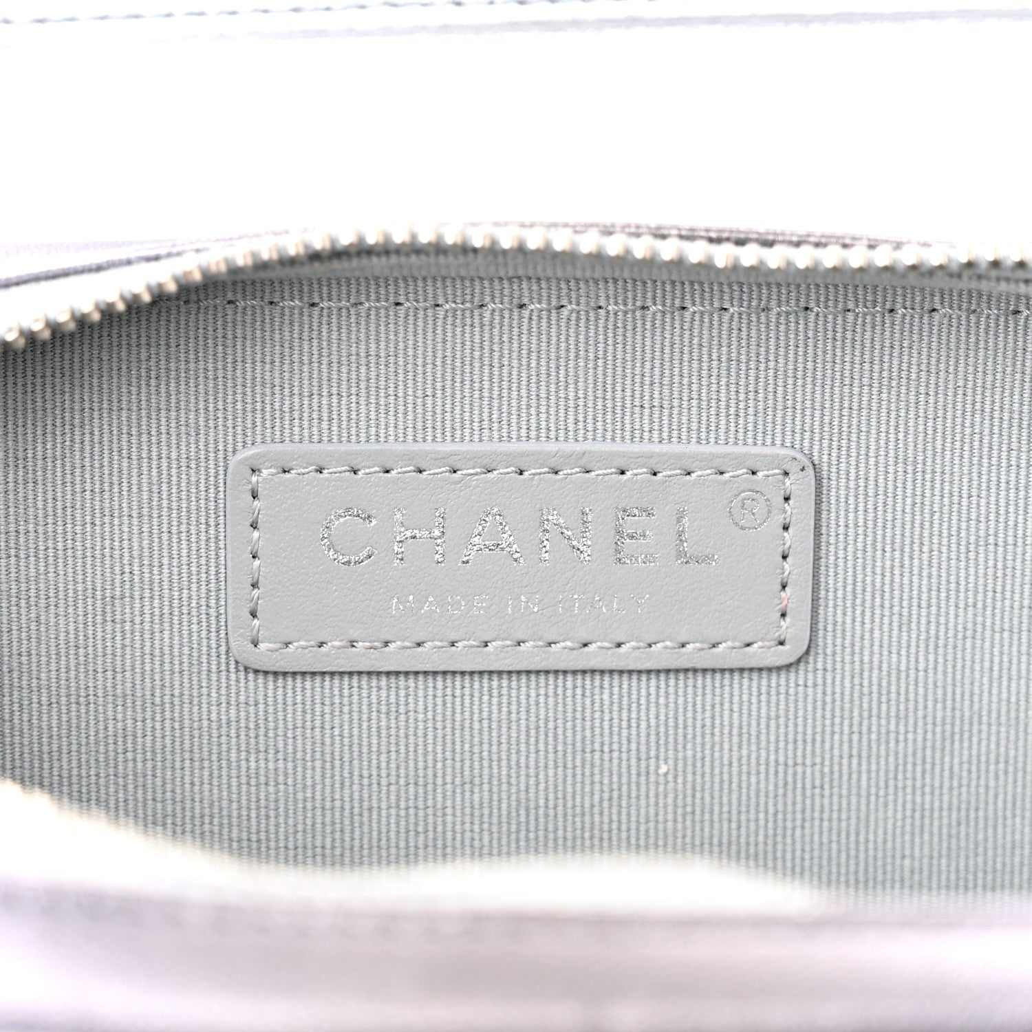 Chanel Metallic Lambskin Like A Wallet Flap Silvery Black 5 of 13
