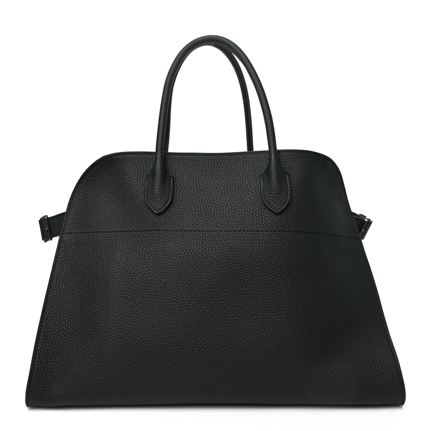 Matte Grained Calfskin Soft Margaux 15 Black