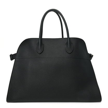 The Row Matte Grained Calfskin Soft Margaux 15 Black 1 of 9