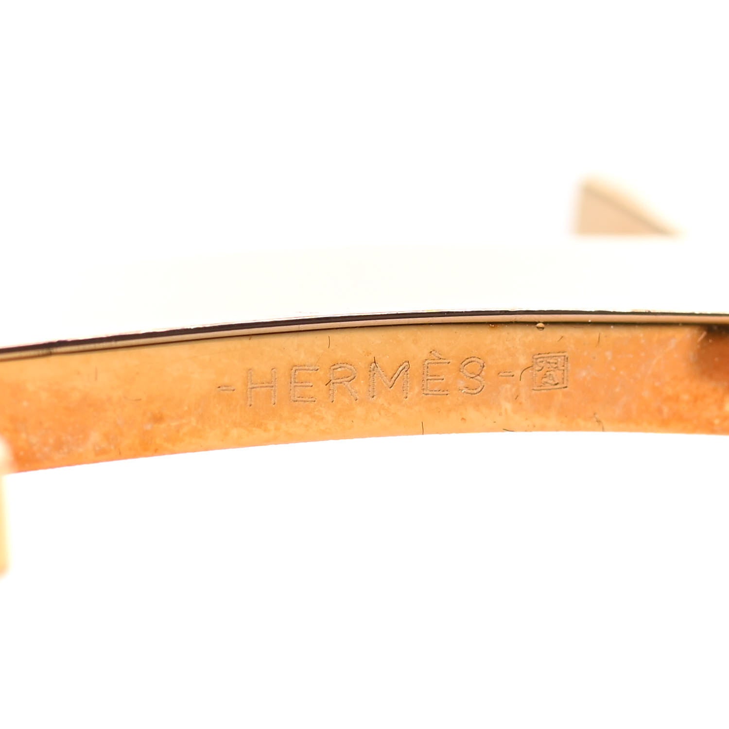 Hermes Polished 32mm Constance H Belt Buckle Gold 3 of 4