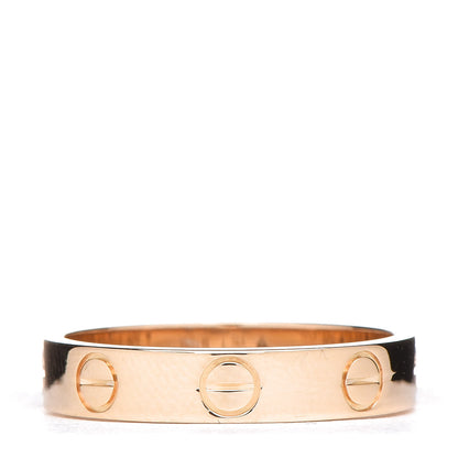 Cartier 18K Yellow Gold 3.5mm LOVE Wedding Band Ring 50 5.25 3 of 5