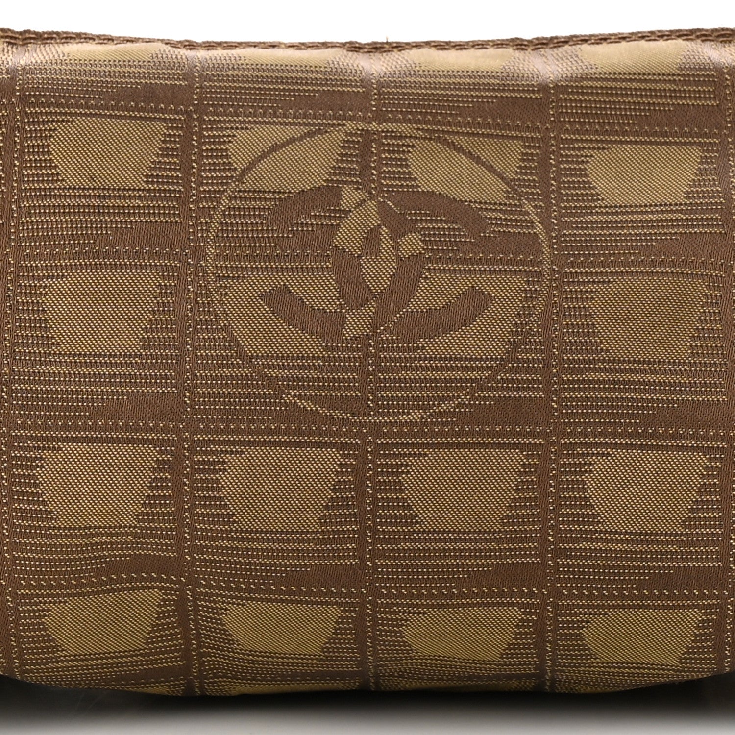 Chanel Nylon Travel Crossbody Bag Brown 8 of 13