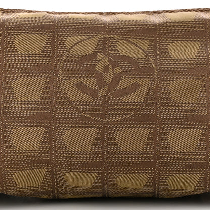 Chanel Nylon Travel Crossbody Bag Brown 8 of 13