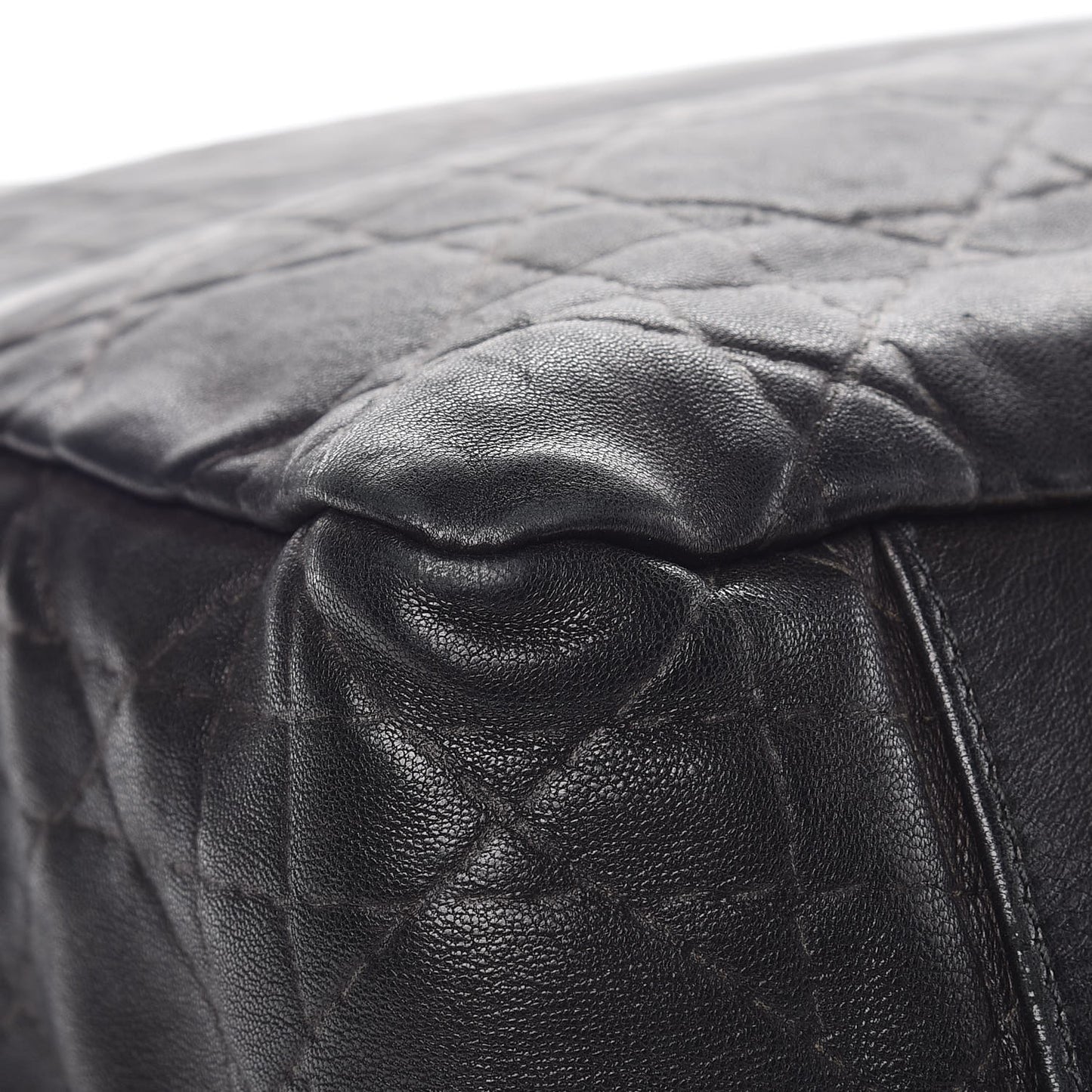 Lambskin Cannage Dior Soft Shopping Tote Black