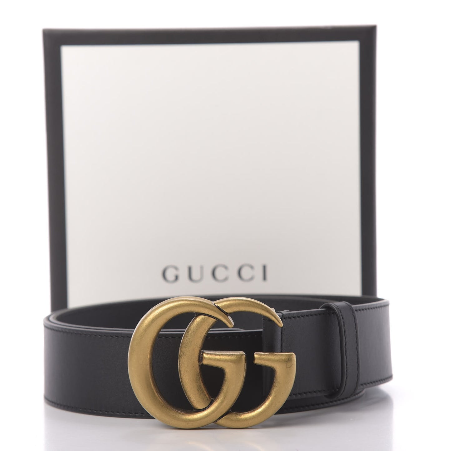 Calfskin Double G 40mm Belt 85 34 Black