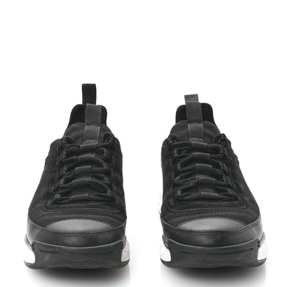 Chanel Velvet Calfskin Mixed Fibers CC Sneakers 40 Black 2 of 9