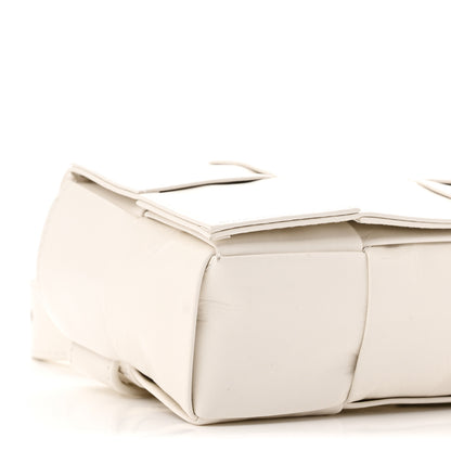 Bottega Veneta Paper Calfskin Intrecciato Cassette Belt Bag White 9 of 10