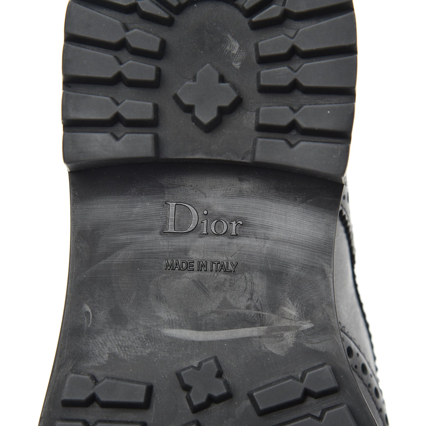 Calfskin Diorunit Low Boot 36 Black