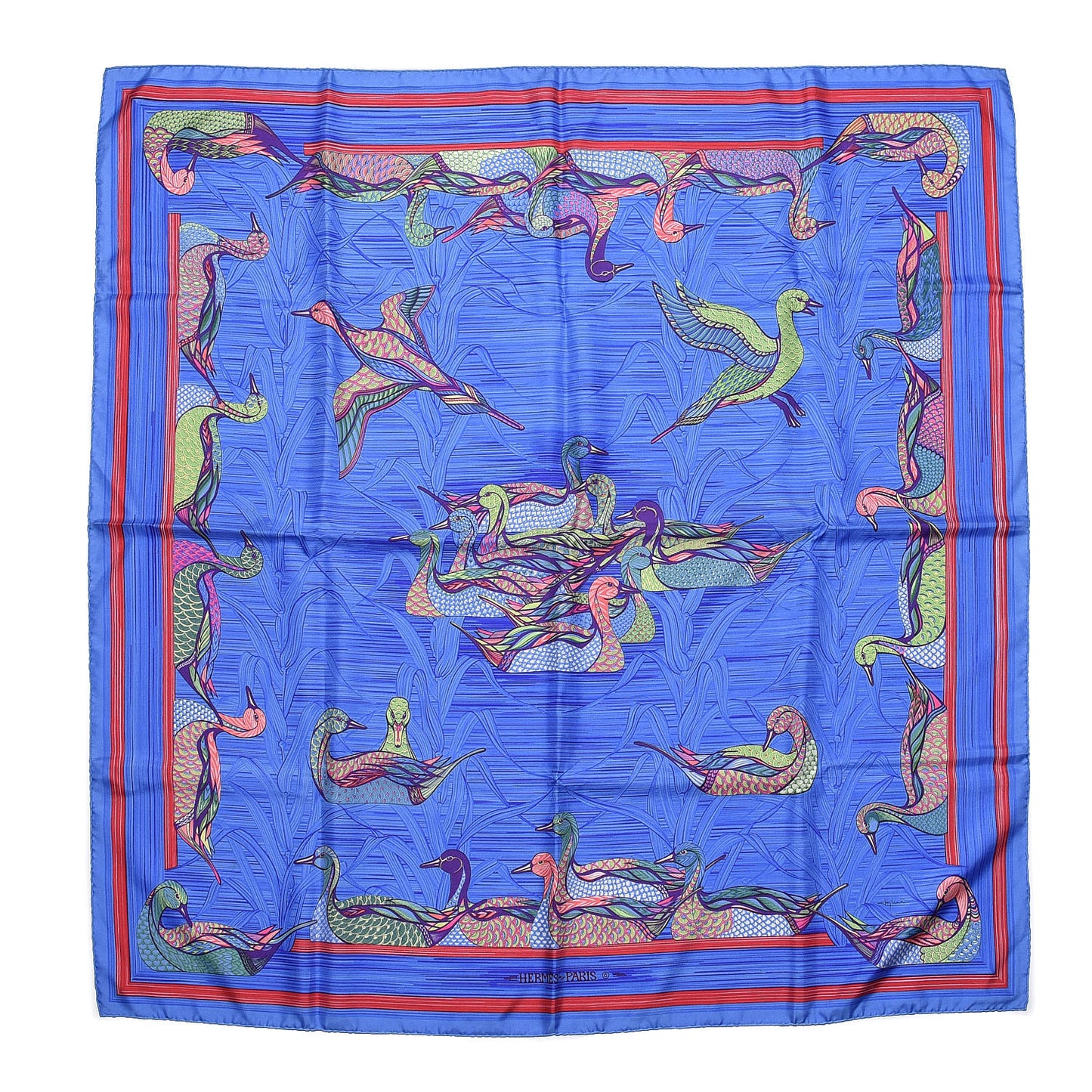 Silk La Mare aux Canards Scarf 90