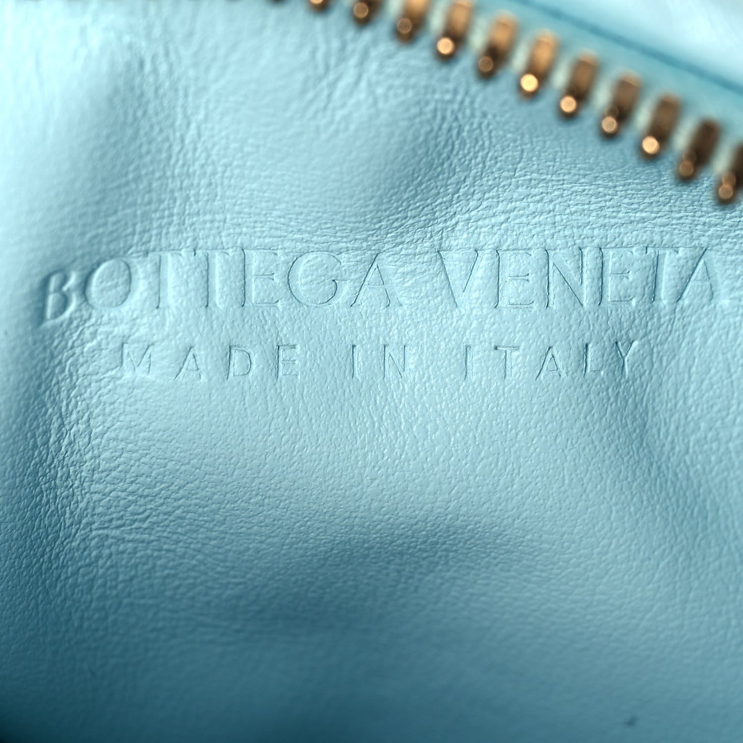 Nappa Intrecciato Mini Jodie Teal Washed