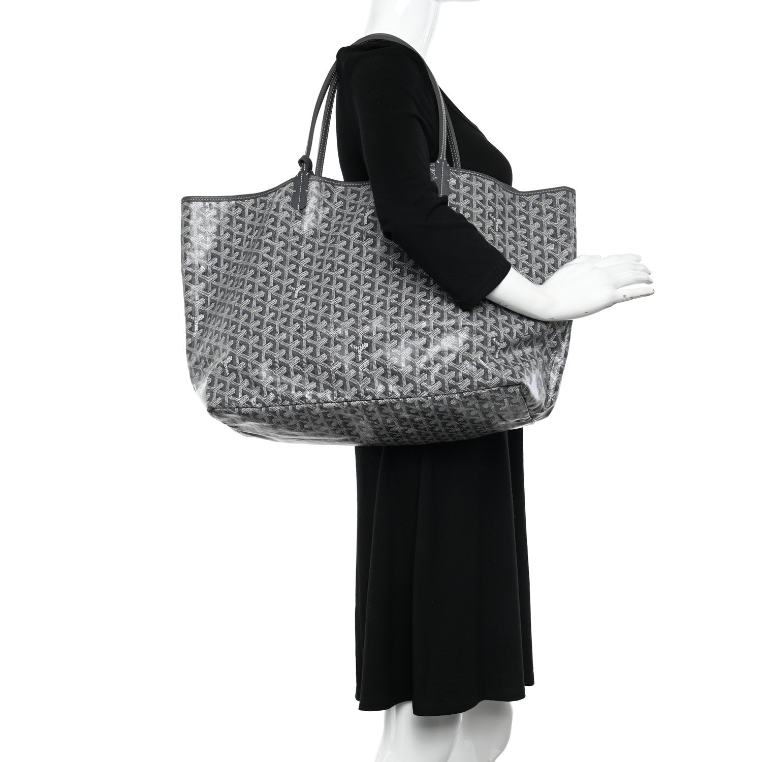 Goyard Goyardine Saint Louis GM Grey 2 of 15