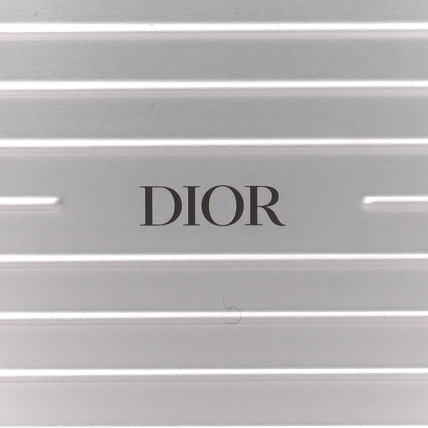 X RIMOWA Aluminum Personal Clutch On Strap Silver