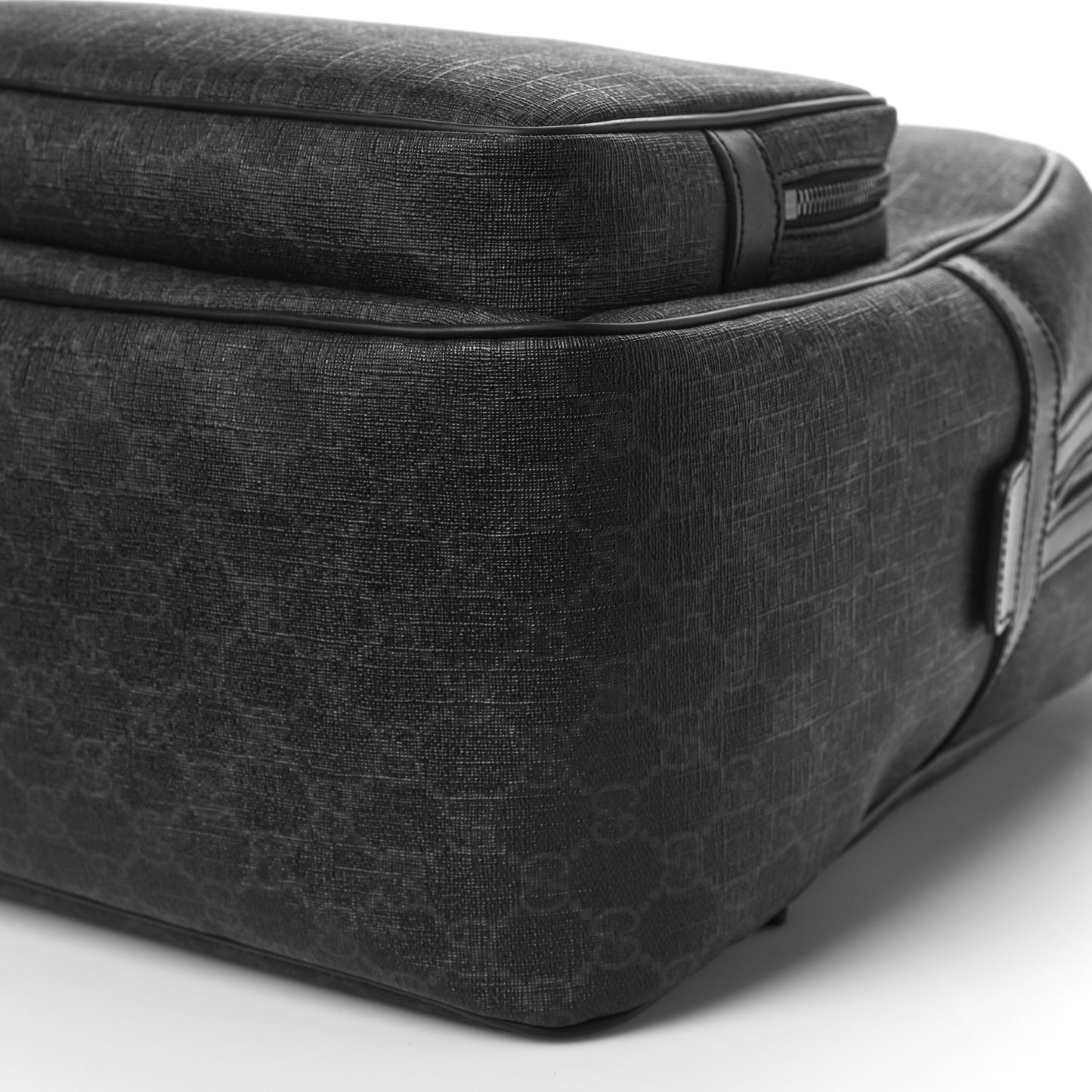 GG Supreme Monogram Medium Day Backpack Grey Black