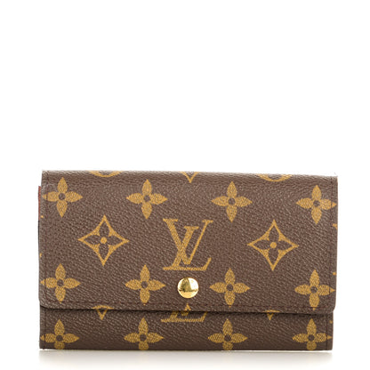 Louis Vuitton Monogram Porte-Monnaie Tresor Wallet 1 of 14