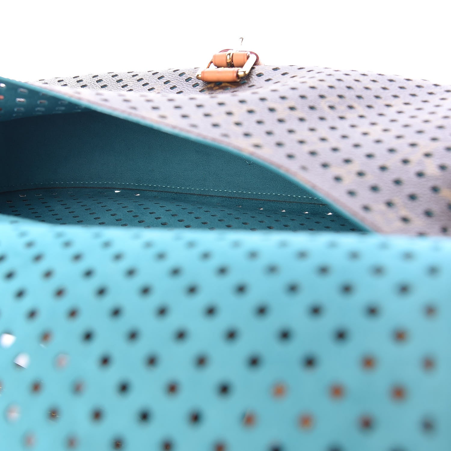 Louis Vuitton Monogram SC Flore Saumur Teal 6 of 11