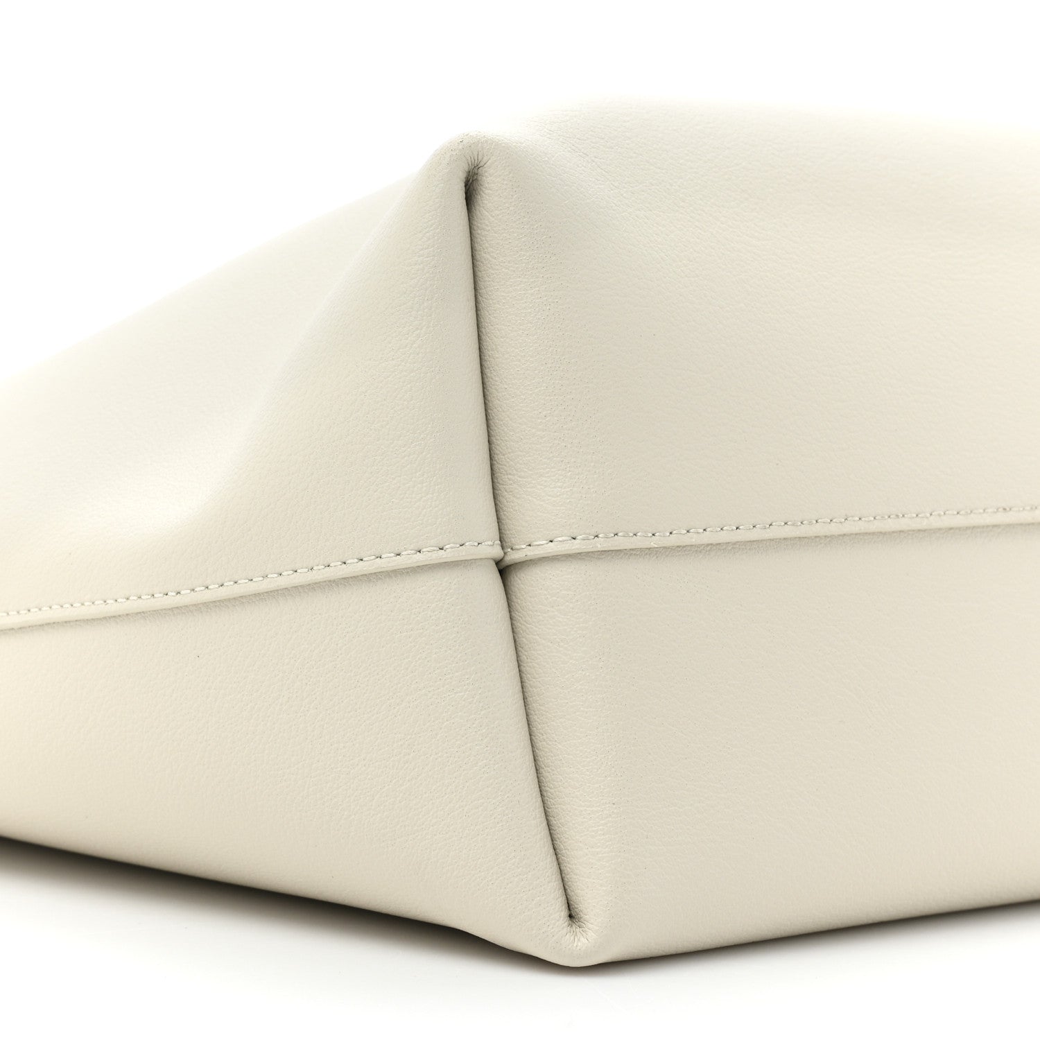 Saint Laurent Calfskin Large Shopping Tote Crema Soft 11 of 15