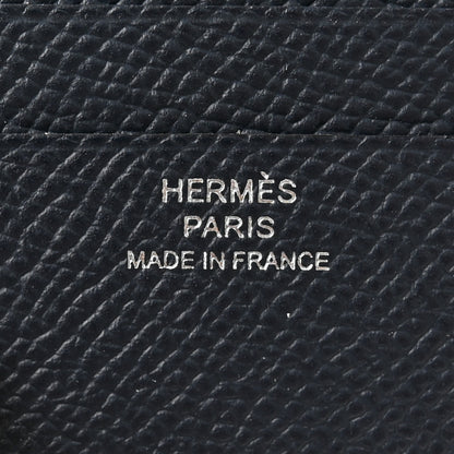 Hermes Epsom MC2 Copernic Compact Wallet Bleu Indigo 6 of 9