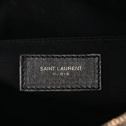 Saint Laurent Calfskin Matelasse Monogram Lou Camera Bag Greyish Brown 6 of 12