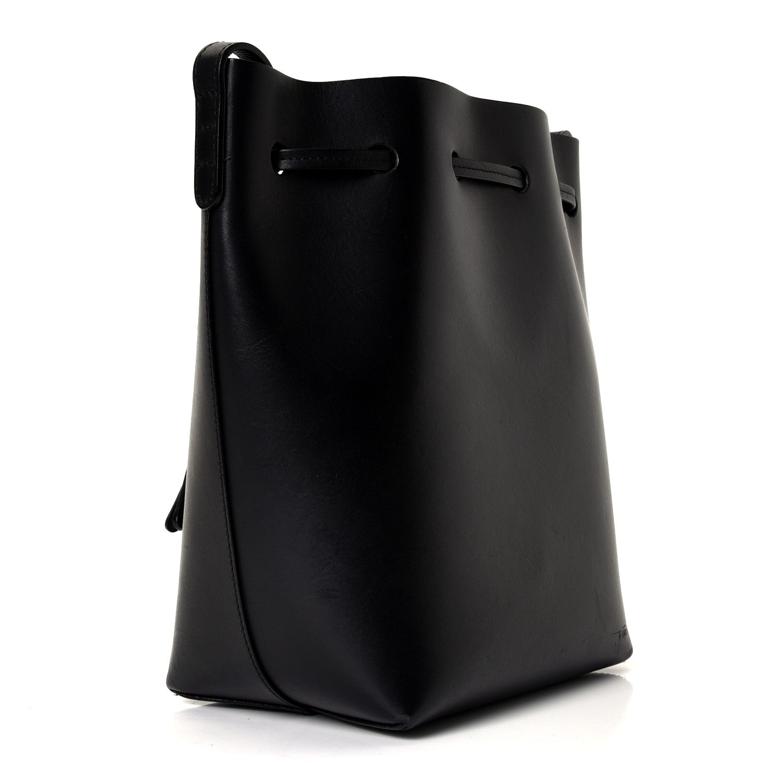 Mansur Gavriel Vegetable Tanned Calfskin Mini Bucket Bag Black 2 of 4