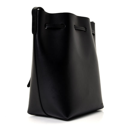 Mansur Gavriel Vegetable Tanned Calfskin Mini Bucket Bag Black 2 of 4
