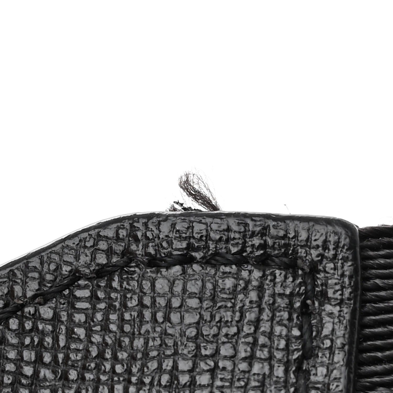 Off-White Saffiano Sculpture Binder Clip Shoulder Bag Black 20 of 22