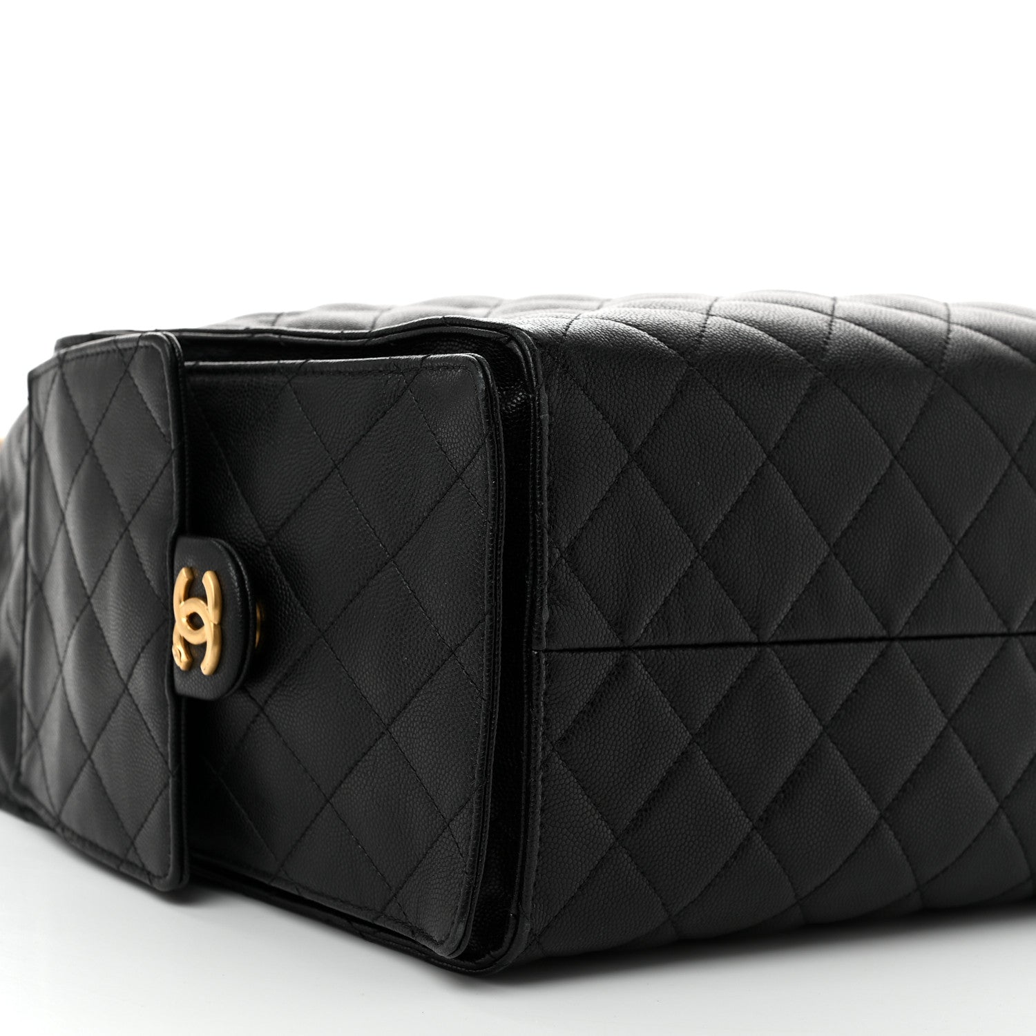 Chanel Caviar Quilted Medium Chanel 25 Handbag Black 10 of 12