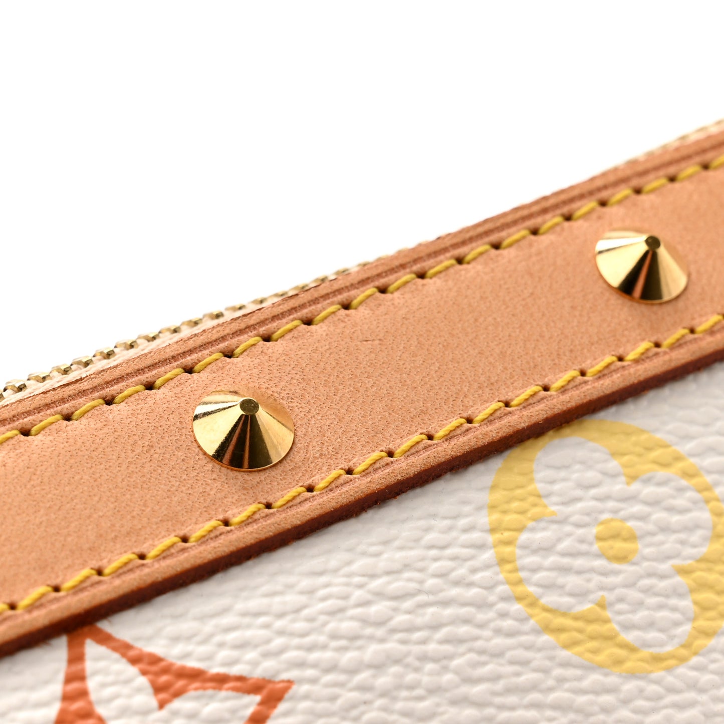 Monogram Multicolor Pochette Accessories White