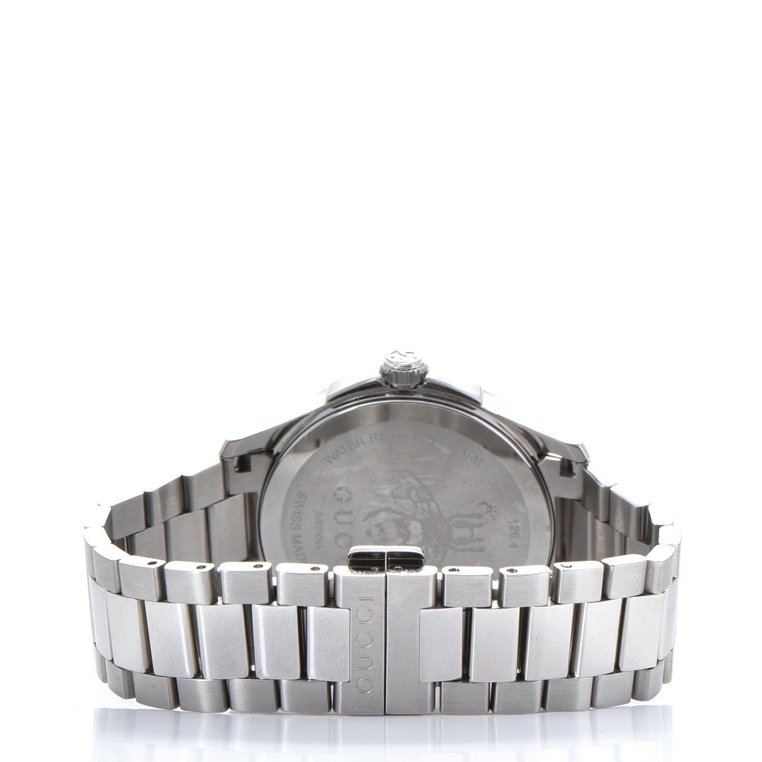 Gucci Stainless Steel 38mm G-Timeless Charm Quartz Watch Black 4 of 9
