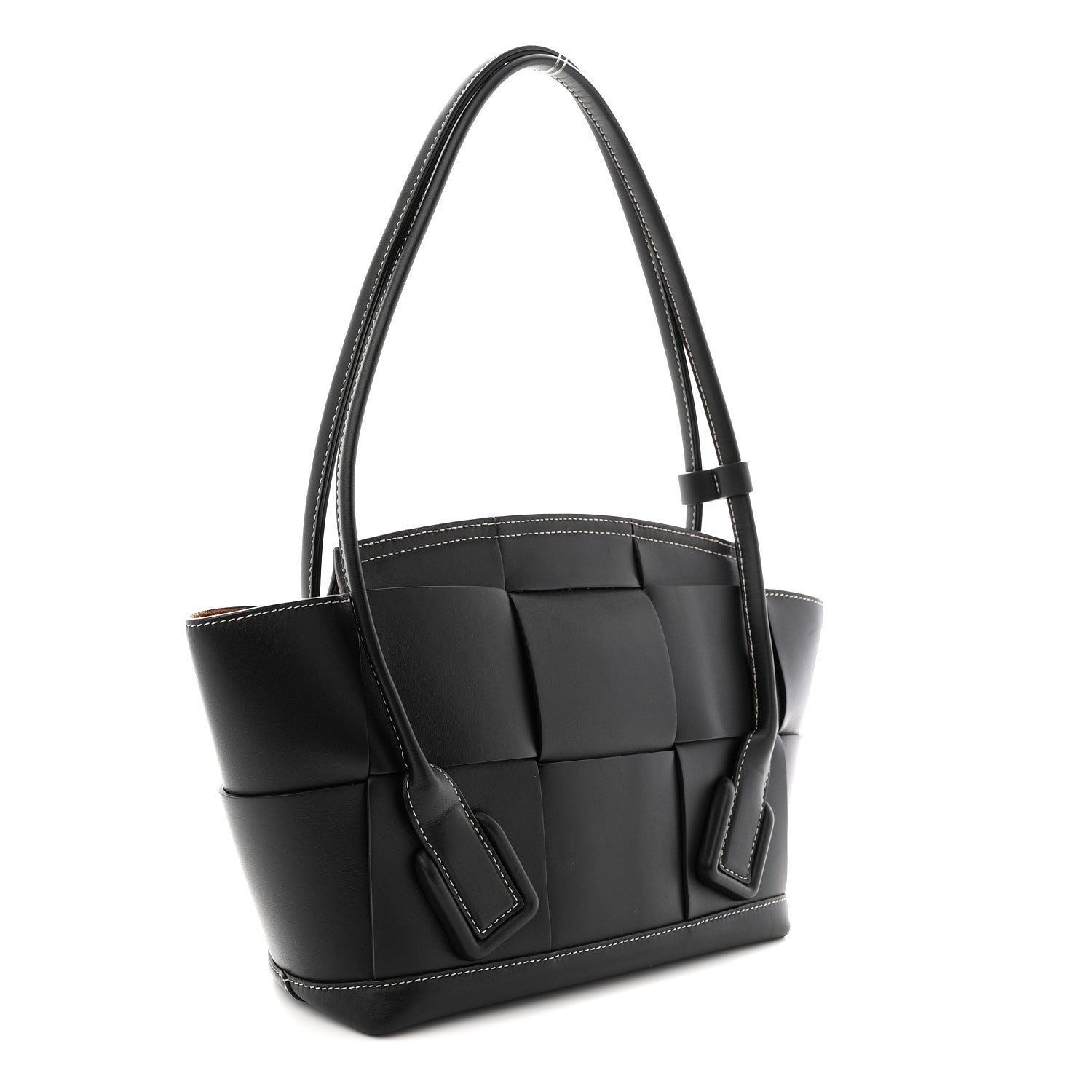 Bottega Veneta French Calfskin Maxi Intrecciato Arco 33 Black 3 of 10