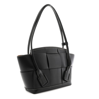 Bottega Veneta French Calfskin Maxi Intrecciato Arco 33 Black 3 of 10