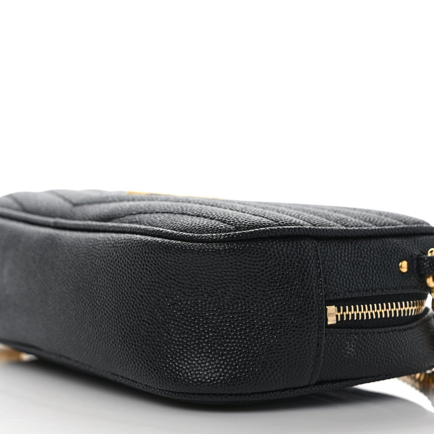 Grain De Poudre Matelasse Monogram Mini Lou Camera Bag Black