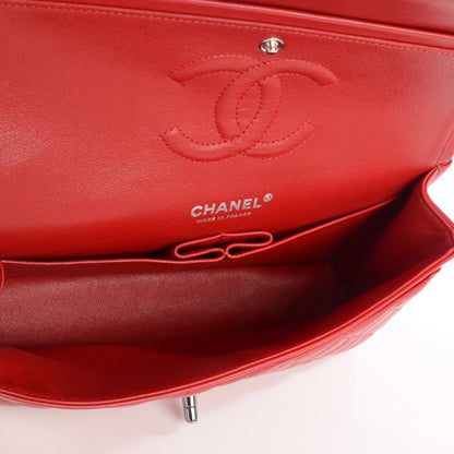 Chanel Lambskin Quilted Medium Double Flap Red 5 of 8