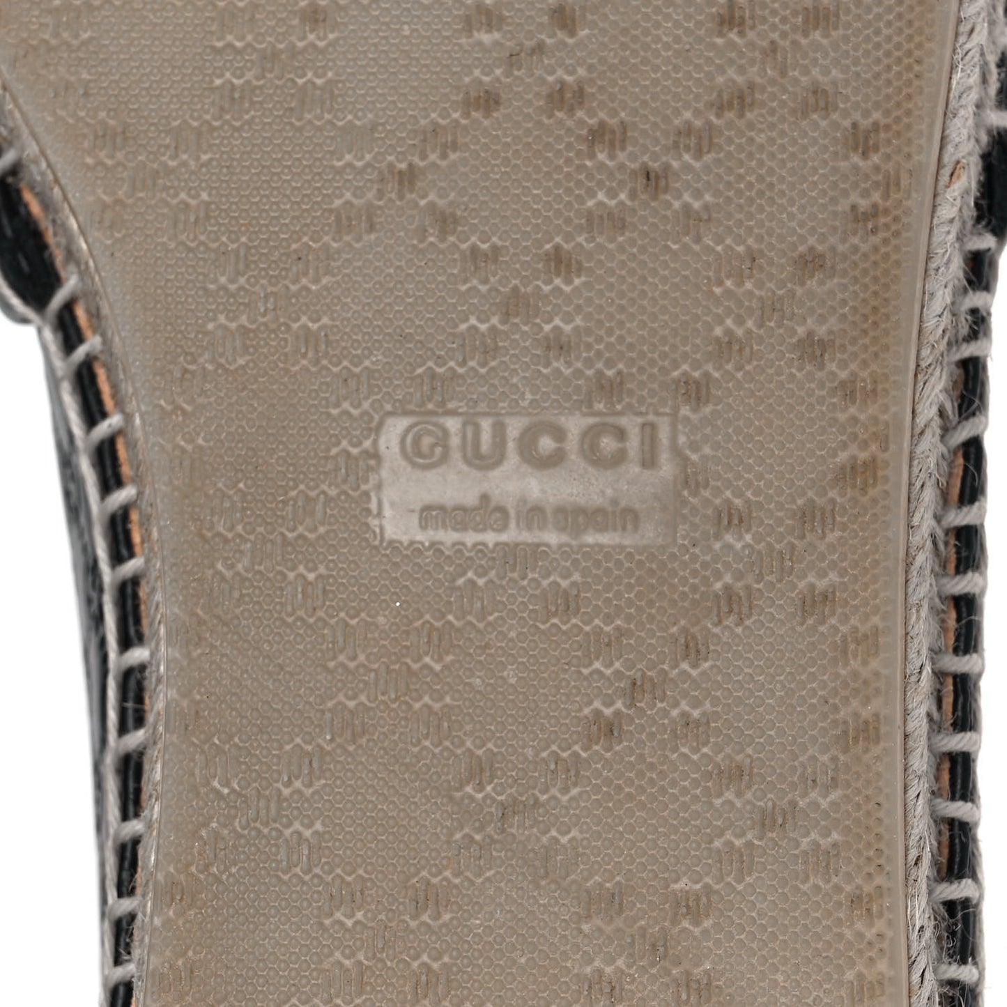 Microguccissima Signature Espadrilles 39.5 Black