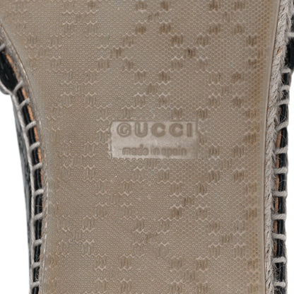 Gucci Microguccissima Signature Espadrilles 39.5 Black 6 of 9