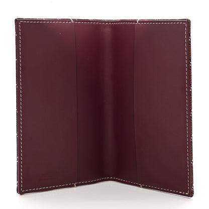 Goyard Goyardine Passport Holder Burgundy 5 of 6