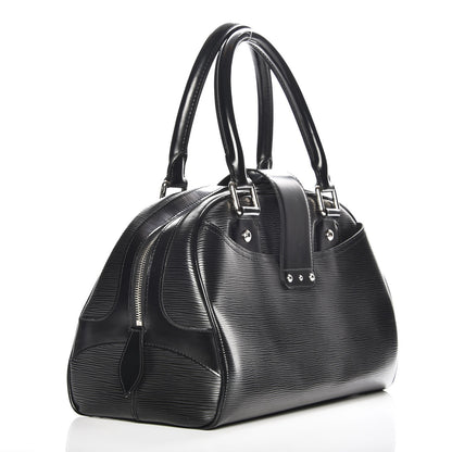 Louis Vuitton Epi Bowling Montaigne GM Black 3 of 7