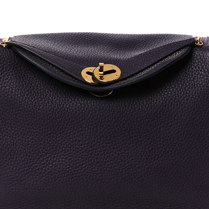 Hermes Taurillon Clemence Lindy 26 Raisin 8 of 11