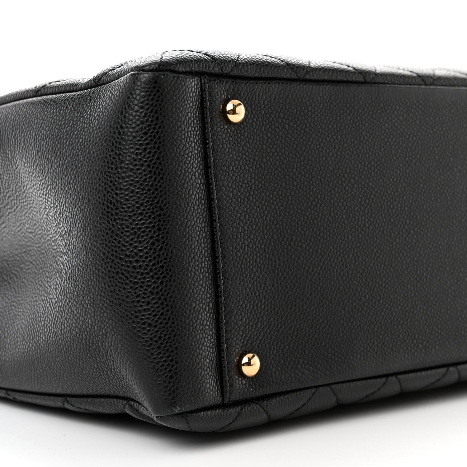 Chanel Caviar Quilted XL Grand Shopping Tote GST Black 9 of 11