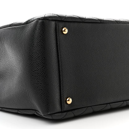 Chanel Caviar Quilted XL Grand Shopping Tote GST Black 9 of 11