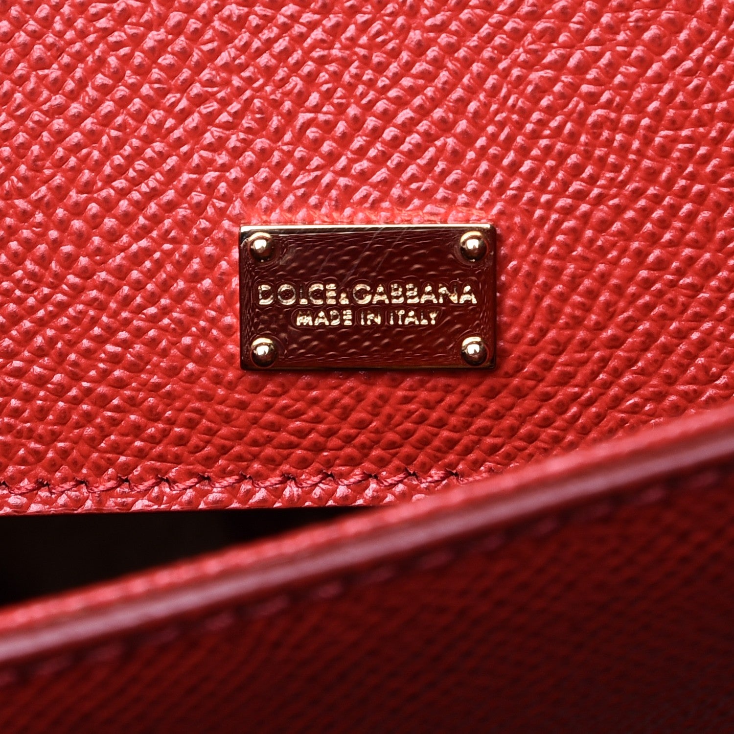 Dolce & Gabbana Dauphine Regular Miss Sicily Satchel Red 7 of 8