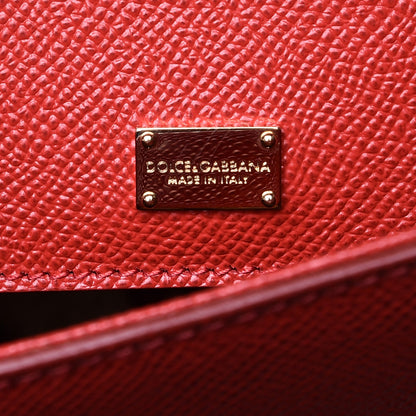 Dolce & Gabbana Dauphine Regular Miss Sicily Satchel Red 7 of 8