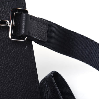 Christian Dior X AIR JORDAN Grained Calfskin Vertical Card Holder Lanyard Bleu 7 of 7