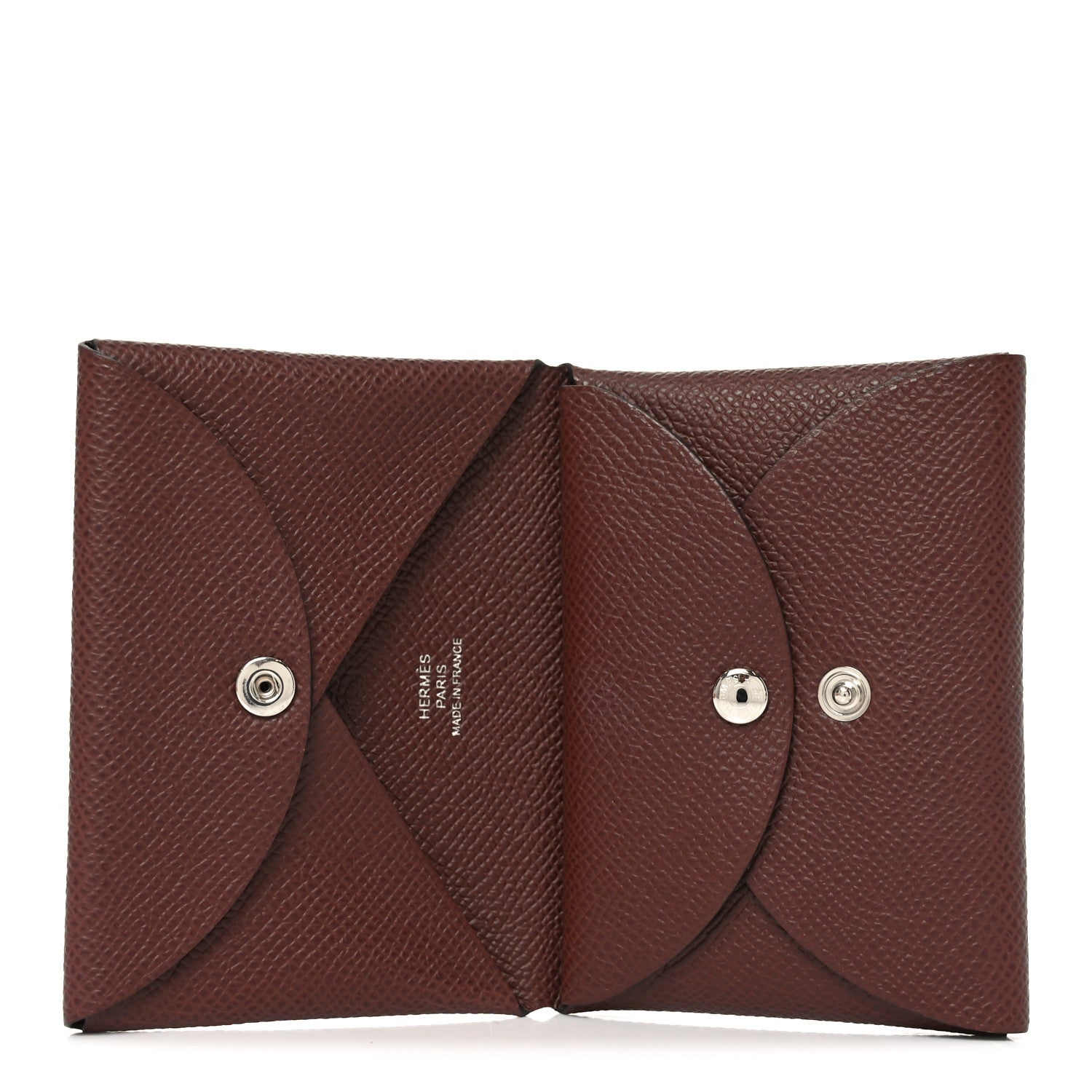 Hermes Epsom Calvi Duo Card Case Terre 5 of 8