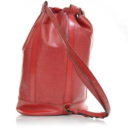 Louis Vuitton Epi Randonnee GM Castillan Red 3 of 8