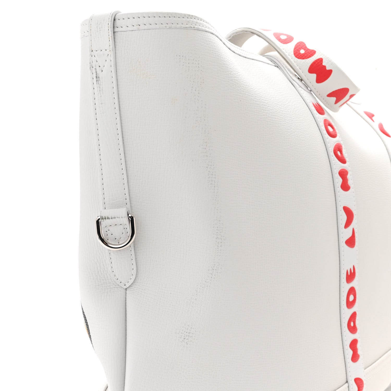 Louis Vuitton X NIGO Calfskin Tiger Journey Tote White 12 of 13