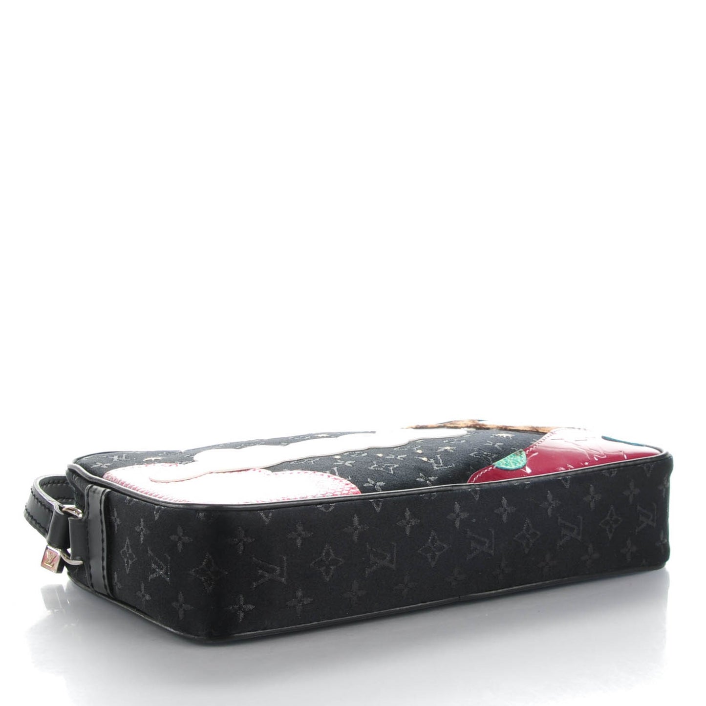 Satin Mini Monogram Conte De Fees Pochette Black