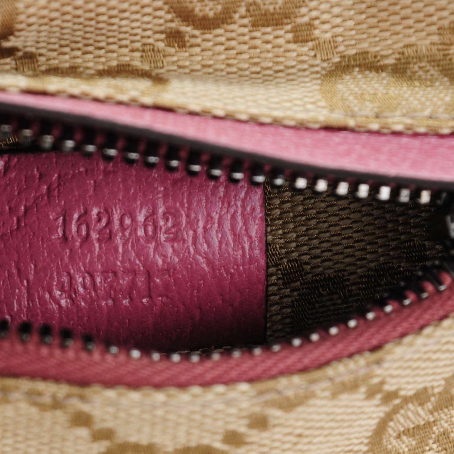 Gucci GG Monogram Web Double Pocket Belt Bag Pink 7 of 7