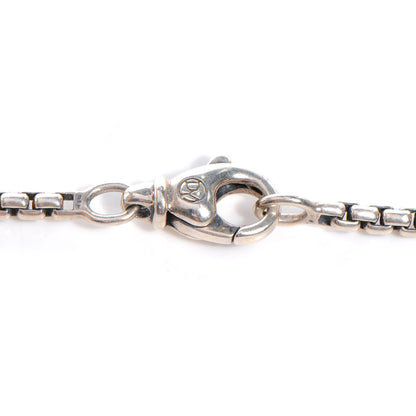 David Yurman Sterling Silver Chevron Cross Necklace 4 of 4