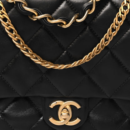 Chanel Lambskin Quilted Fancy Jewel Flap Black 8 of 11