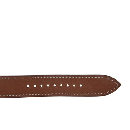 Hermes Barenia 38mm Apple Watch Double Tour Band Fauve 2 of 7